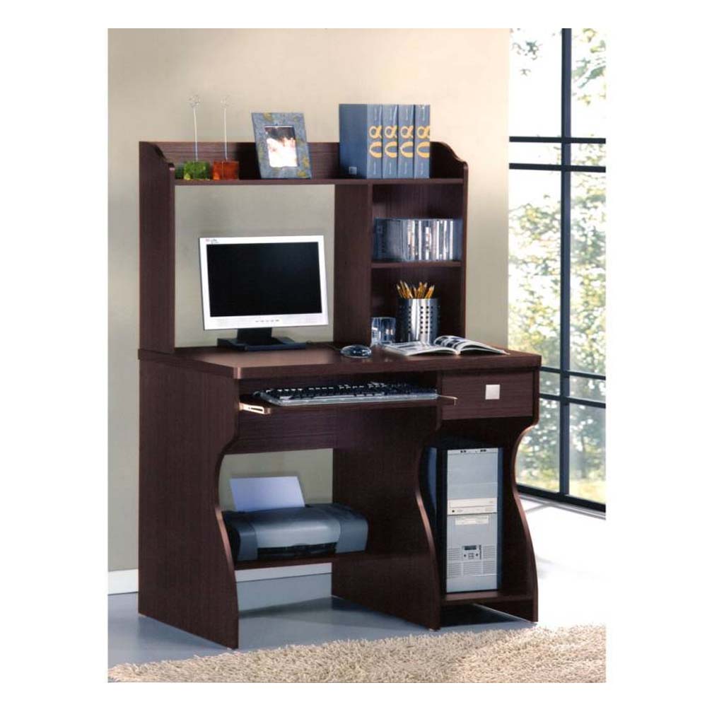 Geneva Engineered Wood Computer Desk Modular Finish Color Wenge