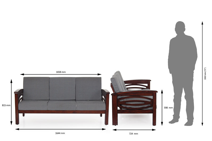 Protea Solid Wood Sofa Set By Furniture Magik Chennai Protea Solid Wood Sofa Set By Furniture, Wooden Sofa Set Designs With Measurements